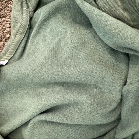 Athleta- Olive Green Purana Wrap Sweater SP - Picture 8 of 8